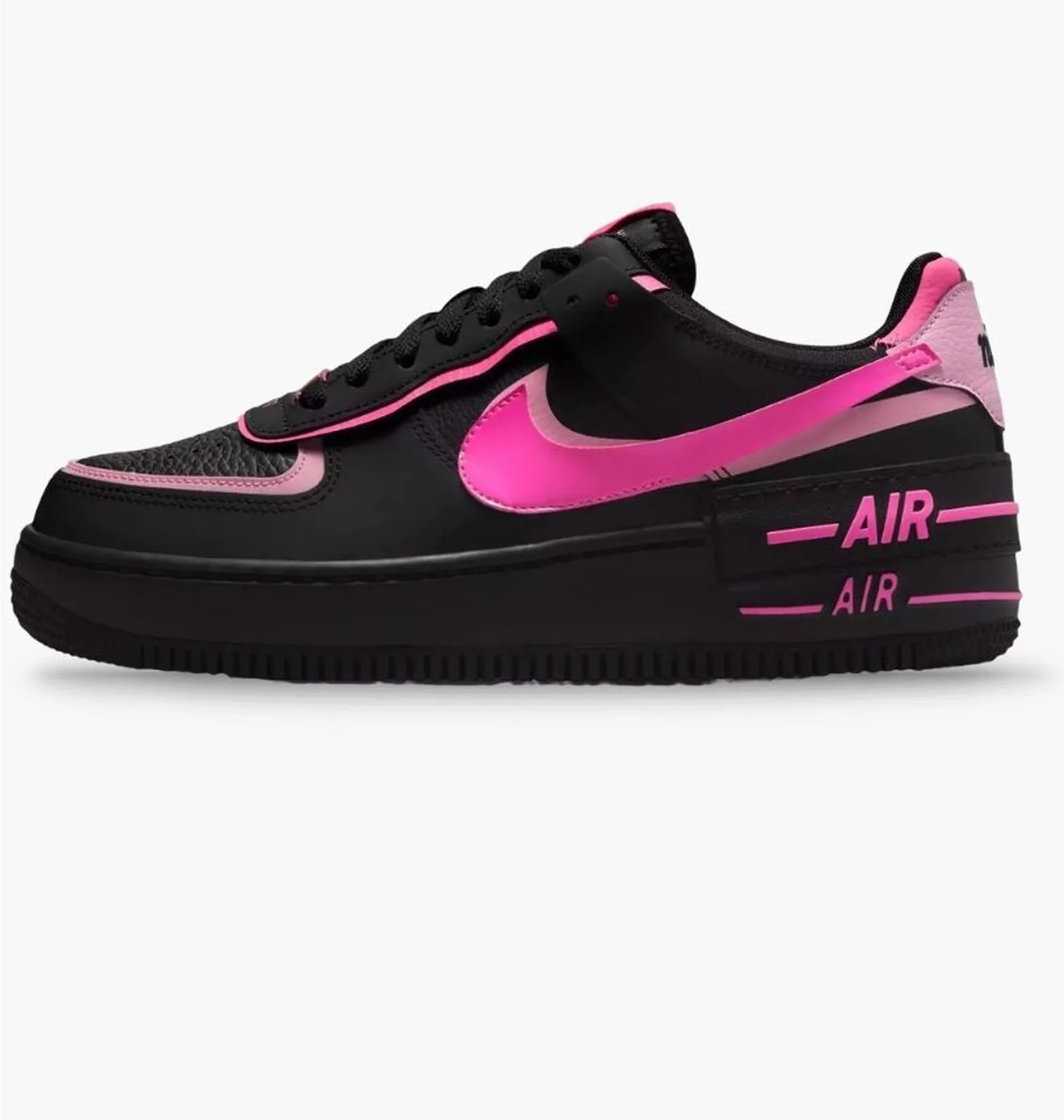 ᐉ Кросівки жіночі Nike Air Force 1 Black/Pink CI0919-006