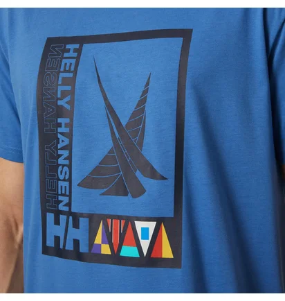 Футболка чоловіча Helly Hansen Shoreline T-Shirt 2.0 Blue 34222-636