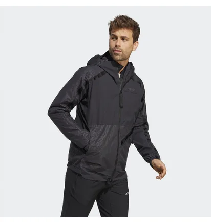Куртка мужская Adidas Terrex Utilitas Rain.Rdy 2.5-Layer Rain Jacket Black Hn2928