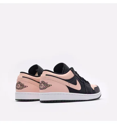 Кроссовки мужские Air Jordan 1 Low Black/Pink 553558-034