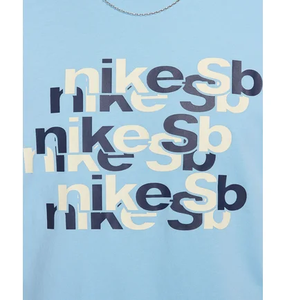 Футболка унисекс Nike Sb Tee Oc Repeat Brd Light Blue FV3494-407