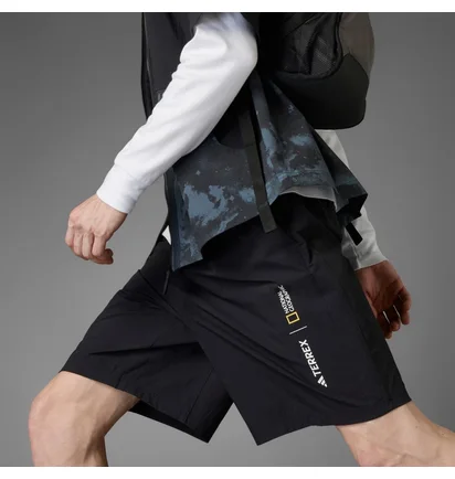Шорти чоловічі Adidas Nat Geo Wind.Rdy Black JD5845