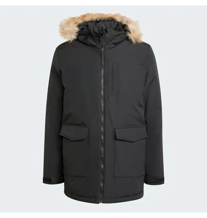 Парка мужская Adidas Paveric Fur Parka Black IX8888
