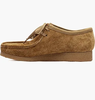 Ботинки унисекс Clarks Wallabee Hairy Suede Brown 26168852