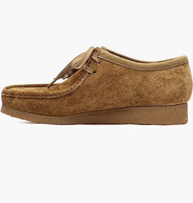 Ботинки унисекс Clarks Wallabee Hairy Suede Brown 26168852
