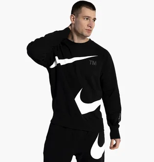 Світшот чоловічий Nike Sportswear Swoosh Sweatshirt Black DR8995-010