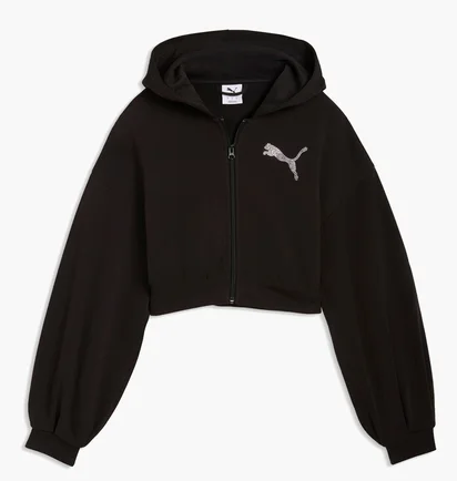 Худі жіноче Puma Essentials Graphics Bedazzled Black 635394-01