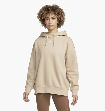 Худі унісекс Nike Oversized Fleece Hoodie Beige Dj7668-126
