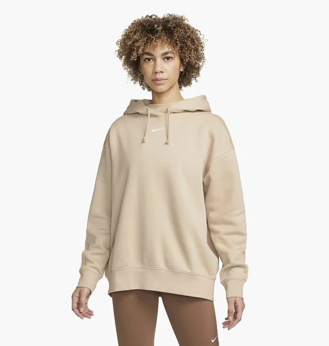 Худі унісекс Nike Oversized Fleece Hoodie Beige Dj7668-126