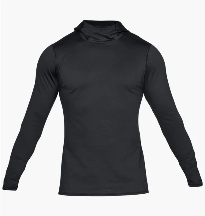 Худи мужское Under Armour Fitted Cg Hoodie Black 1320814-001