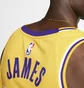 Майка унисекс Nike Lebron James Lakers Icon Edition Nba Swingman Jersey Yellow AA7099-741