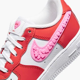Кроссовки детские Nike Air Force 1 Lv8 1 (Ps) White/Red FD1032-600