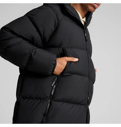 Пуховик чоловічий Puma Long Hooded Down Coat Black 626467-01