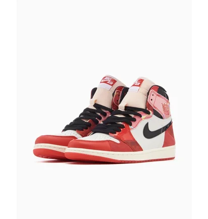 Кроссовки мужские Air Jordan 1 High Og Sp Spider-Man: Across The Spider-Verse White/Red DV1748-601