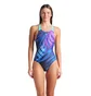 Купальник женский Arena Flow Swimsuit V Back Lb Multi 008935-790