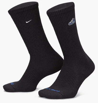 Шкарпетки унісекс Nike Everyday Plus Black (1 пара) FQ0326-010
