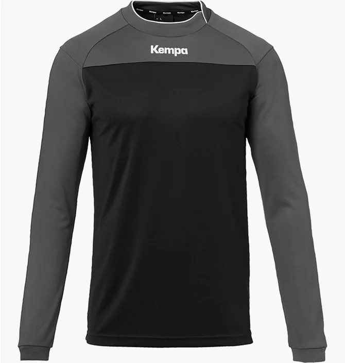 Лонгслив мужской Kempa Prime Shirt Black/Grey 2002293-01