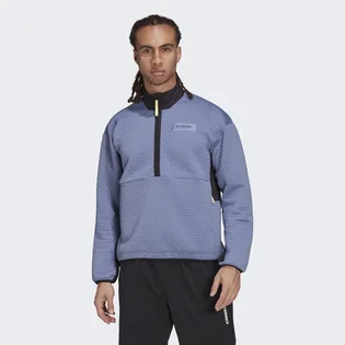 Кофта мужская Adidas Terrex Hike Half-Zip Fleece Light Blue GQ3684