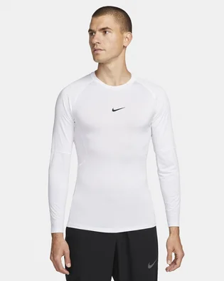 Лонгслів чоловічий Nike Pro Dri-Fit Tight Long-Sleeve Fitness Top White FB7919-100