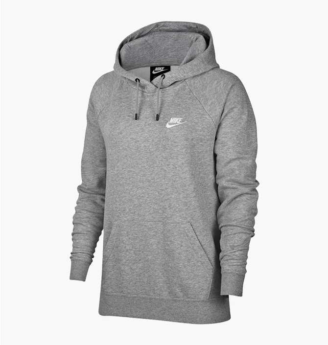 Худи женское Nike W Essential Fleece Hoodie Grey BV4124-063