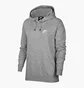 Худи женское Nike W Essential Fleece Hoodie Grey BV4124-063