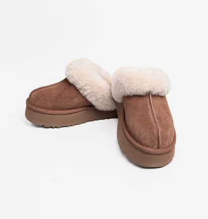 Тапочки жіночі UGG Disquette Brown 1122550-CHE