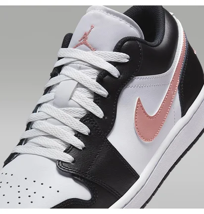 Кросівки чоловічі Air Jordan 1 Low White/Black 553558-165