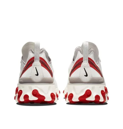 Кросівки жіночі Nike React Element 55 White/Red BQ2728-010