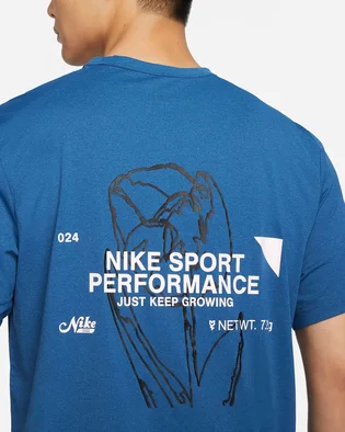 Футболка мужская Nike Df Uv Hyverse Blue FN3279-476