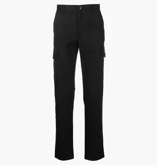 Штаны мужские Michael Kors Tapered Cargo Trousers Black CR3301W6W8
