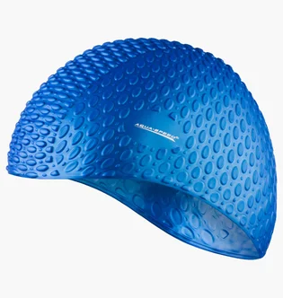 Шапочка для плавания Aqua speed Bubble Light Blue 102-01