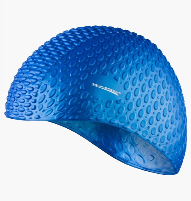 Шапочка для плавання Aqua speed Bubble Light Blue 102-01