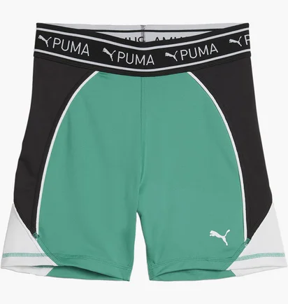 Шорты женские Puma Fit Train Strong 5 Shorts Green/Black 525042-86