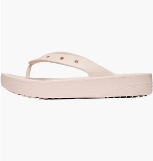 Тапочки женские CROCS Classic Platform Flip Beige 207714-6UR