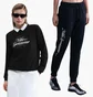 Спортивный костюм женский Nike Sportswear Club Fleece Graphic Crew Black HV2342-010__HV2346-010
