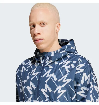 Анорак чоловічий Adidas Manchester United Seasonal Half-Zip Blue IT4194