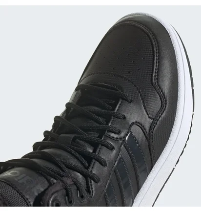 Кроссовки женские Adidas Hoops 3.0 Mid Lifestyle Basketball Classic Fur Lining Winterized Shoes Black GW6434