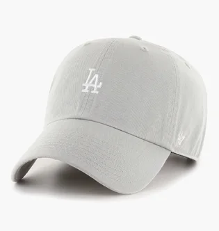 Кепка унісекс 47 Brand Los Angeles Dodgers Base Runner Grey B-BSRNR12GWS-GYA