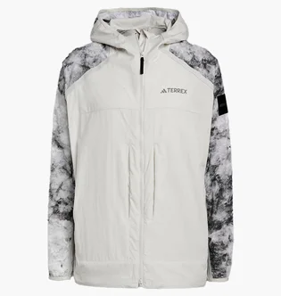 Куртка мужская Adidas Nat Geo Wind.Rdy White/Grey JD5838