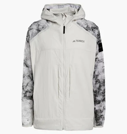 Куртка мужская Adidas Nat Geo Wind.Rdy White/Grey JD5838
