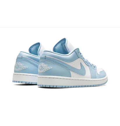 Кросівки жіночі Air Jordan Wmns 1 Low White/Light Blue DC0774-141