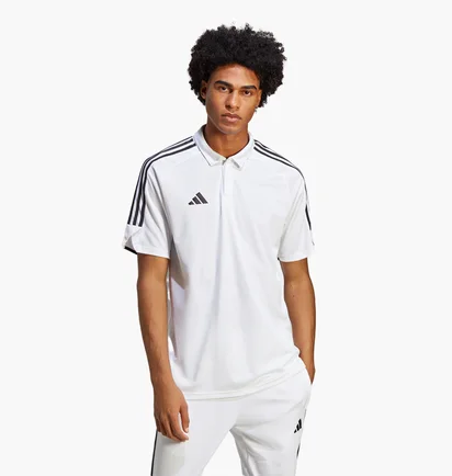 Поло мужское Adidas Tiro 23 League Polo Shirt White Hs3580
