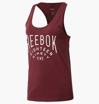 Майка женская Reebok Simple Racer Tank Bordo CF4474