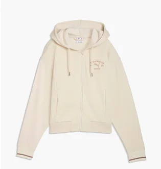 Толстовка женская Puma Class Full-Zip Beige 691878-87