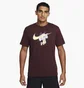 Футболка чоловіча Nike M Nk Df Tee Slub Iykyk Bordo HF6142-010