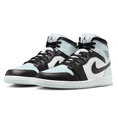 Кроссовки мужские Air jordan 1 Mid MenS Shoes Black/White DQ8426-002