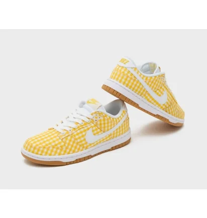 Кросівки жіночі Nike Dunk Low Gingham Yellow DZ2777-700