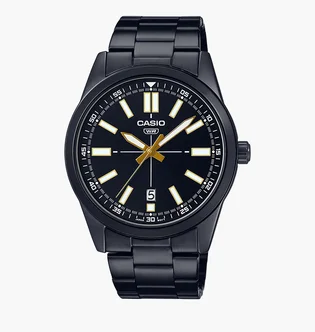 Часы мужские Casio Analog Dial Stainless Steel MTP-VD02B-1E