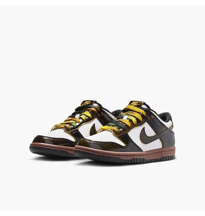 Кросівки дитячі Nike Dunk Low White/Brown HQ9294-100