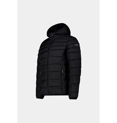 Пуховик мужской CMP Jacket Fix Hood Nylon Cire Black 34K2807-U901